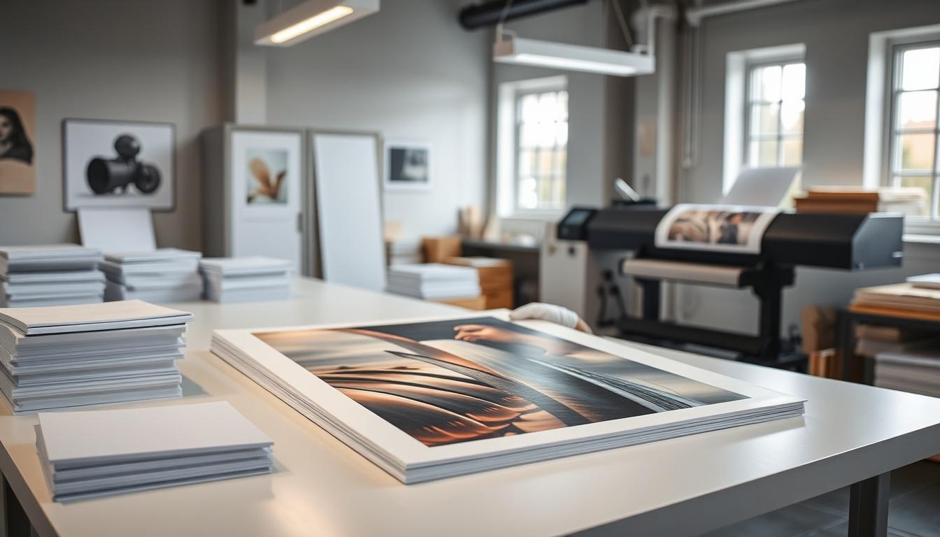 Print work with a clear process